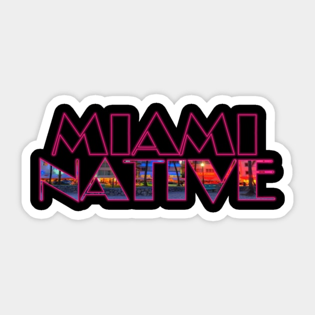 Miami Native Sticker by Original Astoria Kid